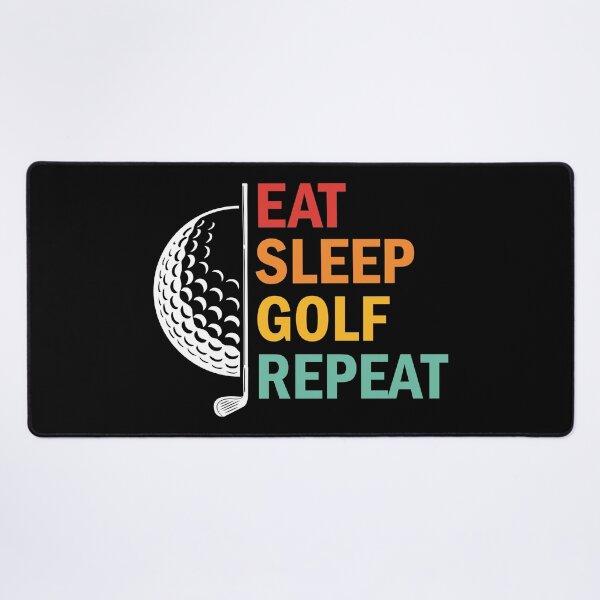 Item preview, Eat Sleep Golf Repeat designed and sold by BuxomBabe21.