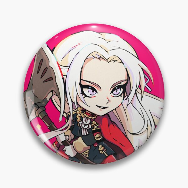 Item preview, Edelgard Fire Emblem Three Houses Chibi Stickers designed and sold by Kryomax_.