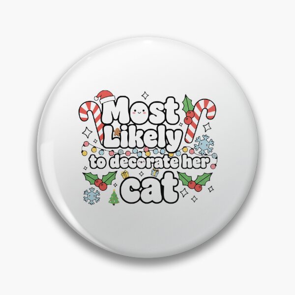 Item preview, funny decorate her cat family christmas design designed and sold by ArtDesignTp.