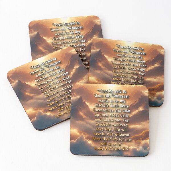 Item preview, Luke 9:23-24 NIV - JCTRUTHER designed and sold by JCTRUTHERshop.