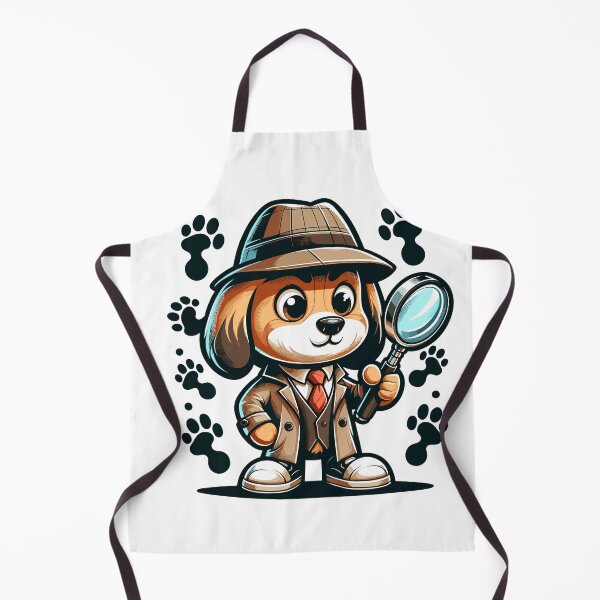 Item preview, Cute Detective Dog Gift for Dog Lovers and Mystery Fans designed and sold by CyfroweMysli.