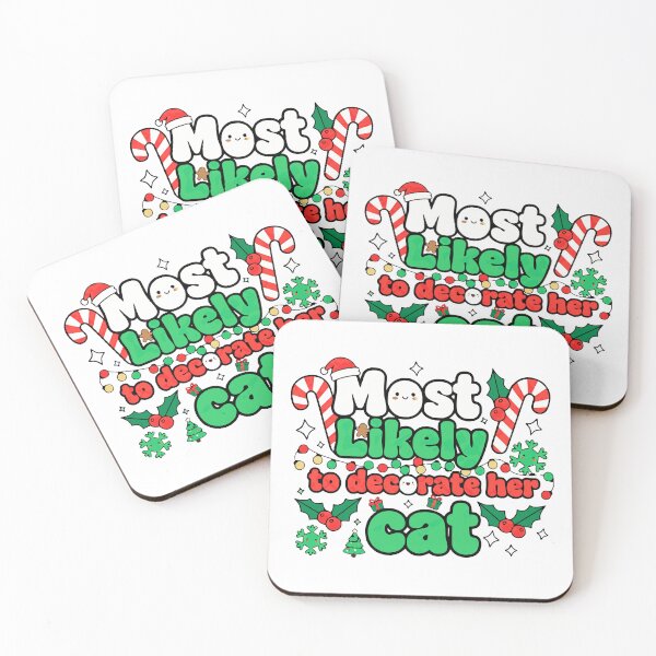 Item preview, most likely to decorate her cat christmas funny designed and sold by ArtDesignTp.