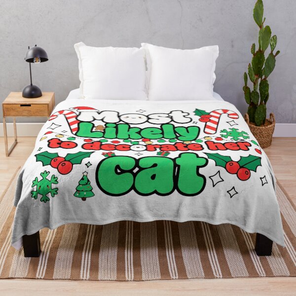 Item preview, most likely to decorate her cat christmas funny designed and sold by ArtDesignTp.