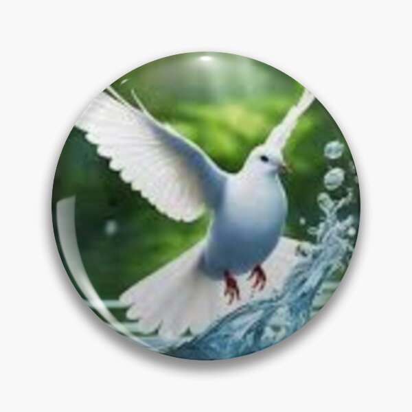 Item preview, Serenity: White Pigeon and Water Splash designed and sold by GUINewAlex.