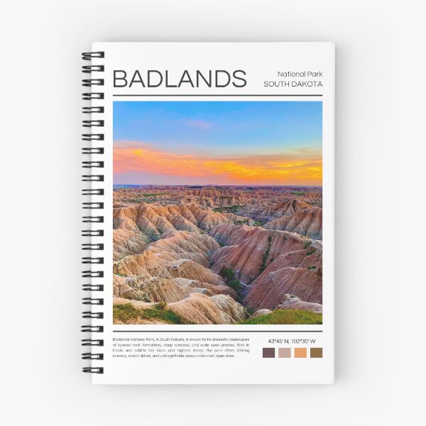 Item preview, Badlands National Park - South Dakota designed and sold by StudioRedKoala.