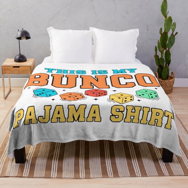 Item preview, retro bunco pajama dice girls night design designed and sold by ArtDesignTp.