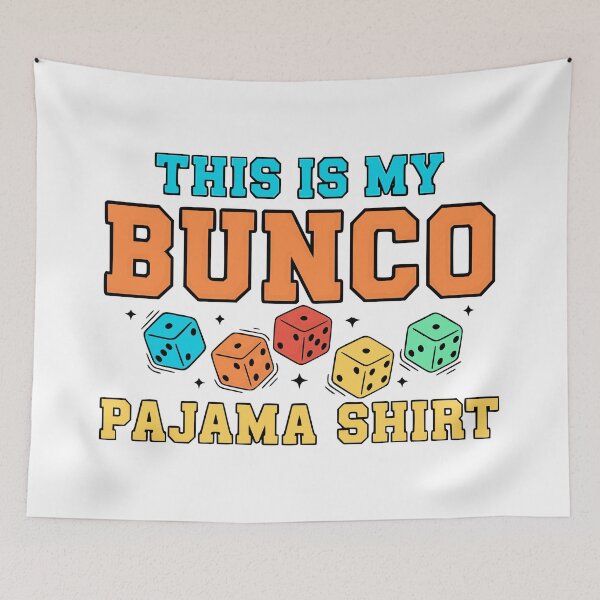 Item preview, retro bunco pajama dice girls night design designed and sold by ArtDesignTp.