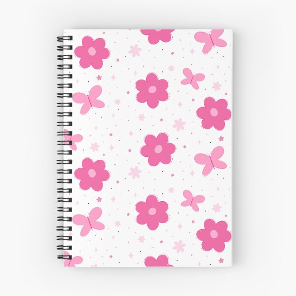 Item preview, Cute Pink Flowers, Butterflies and Sparkles Pattern | Pastel Pink Aesthetic | Girly Design designed and sold by Nesstitches.