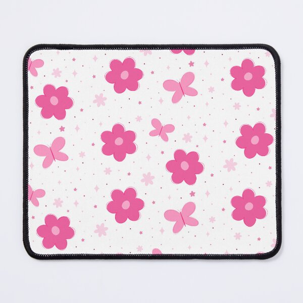 Item preview, Cute Pink Flowers, Butterflies and Sparkles Pattern | Pastel Pink Aesthetic | Girly Design designed and sold by Nesstitches.