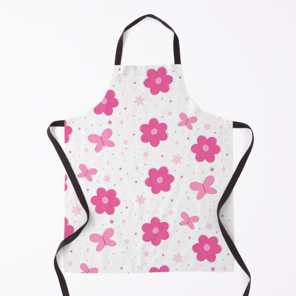 Artikelvorschau, Niedliches Muster aus rosa Blumen, Schmetterlingen und Glitzer | Pastellrosa Ästhetik | Mädchenhaftes Design entworfen und verkauft von Nesstitches.