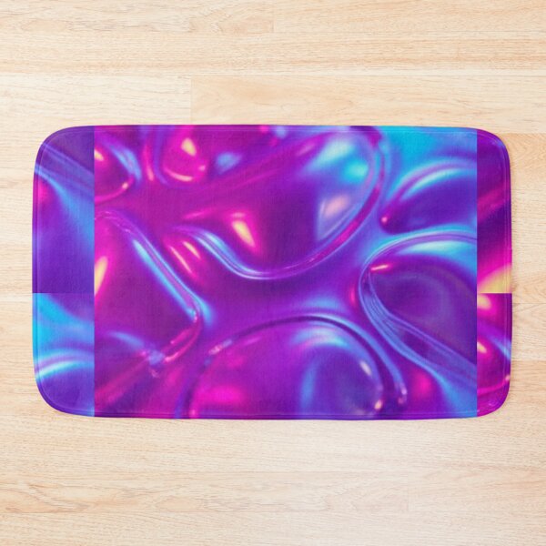 Artikelvorschau, Abstrakte Kunst aus neonfarbenem holografischem Glas entworfen und verkauft von Nika Art Studio.