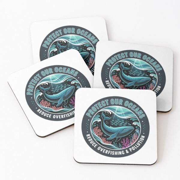 Item preview, Protect Our Oceans Whale T-Shirt – Ocean Conservation Design for Marine Life Lovers & Eco Gift Buyers designed and sold by GemBob Creations.