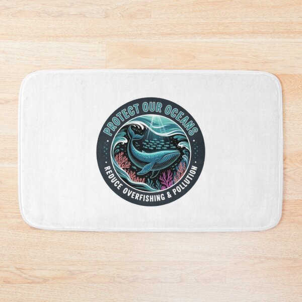 Item preview, Protect Our Oceans Whale T-Shirt – Ocean Conservation Design for Marine Life Lovers & Eco Gift Buyers designed and sold by GemBob Creations.