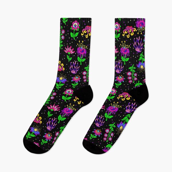 Item preview, surreal eyes floral fantasy flowers whimsical designed and sold by Gossip Rag.