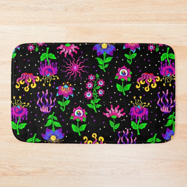 Item preview, surreal eyes floral fantasy flowers whimsical designed and sold by Gossip Rag.