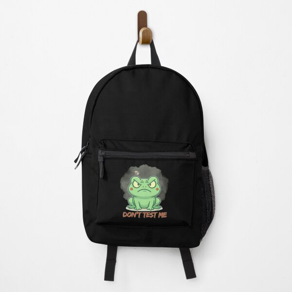 Item preview, Don’t Test Me – Angry Frog with Fly Design designed and sold by tellia-kallisto.