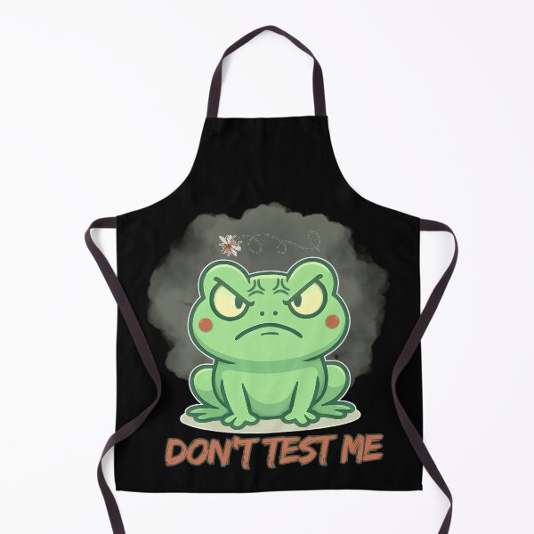 Item preview, Don’t Test Me – Angry Frog with Fly Design designed and sold by tellia-kallisto.