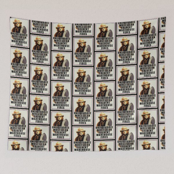 Item preview, only livable wages can prevent warehouse fires (eat the rich) designed and sold by remerasnerdas.