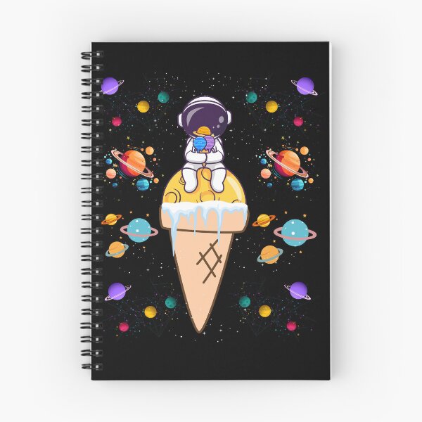 Item preview, An astronaut sitting and enjoying ice cream designed and sold by waikibi ⭐⭐⭐⭐⭐.