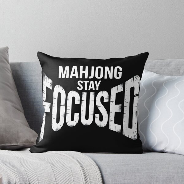 Item preview, Mahjong Stay Focused – Bold Typography Funny Tile Game Player Motivation Gift designed and sold by WearVerse440.