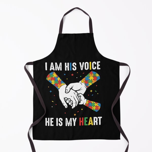 Item preview, I Am His Voice He Is My Heart Autism Awareness Autistic Child Parent Support designed and sold by SofenArt.