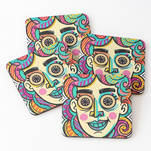 Item preview, Colorful face designed and sold by PP&RAINBOW SHOP.