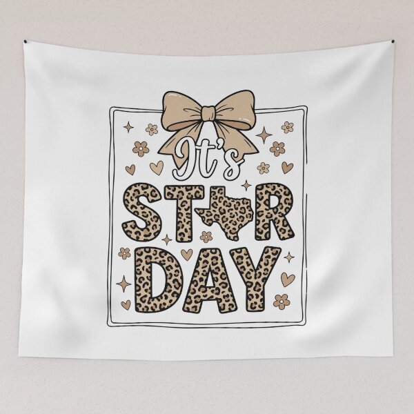 Item preview, It's Star Day Texas Lone Star State Leopard Print designed and sold by SofenArt.