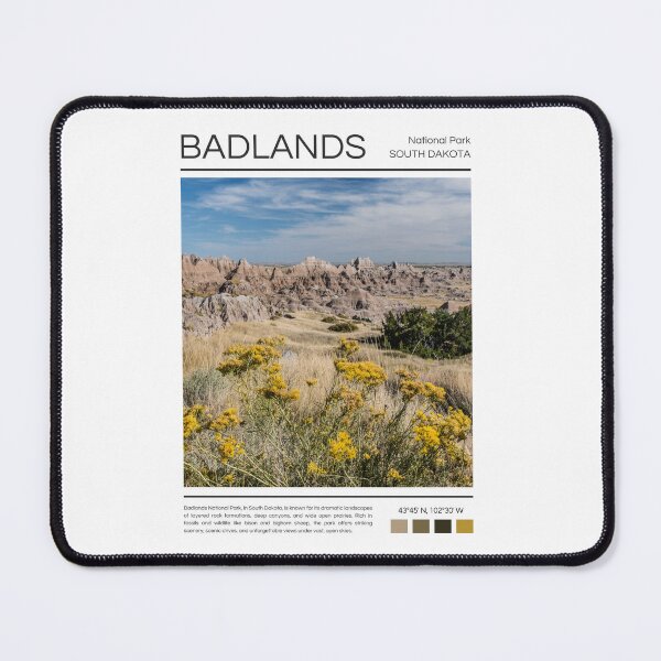 Item preview, Badlands National Park - South Dakota designed and sold by StudioRedKoala.