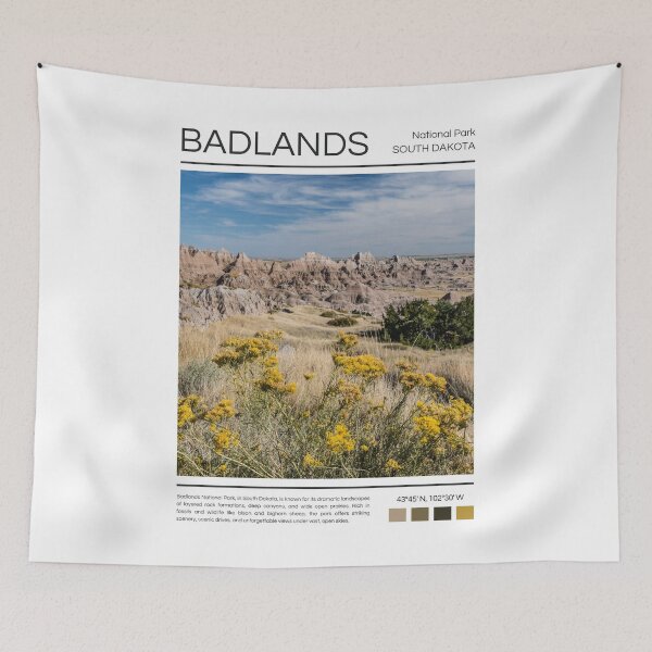 Item preview, Badlands National Park - South Dakota designed and sold by StudioRedKoala.