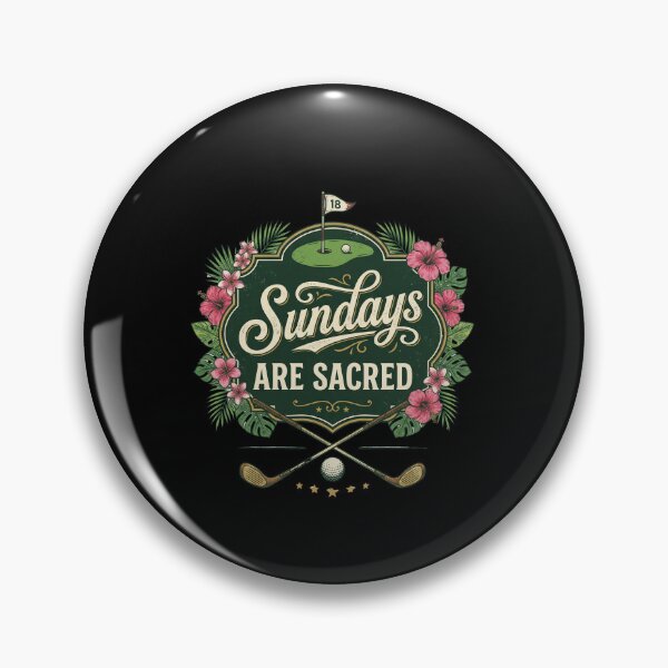 Item preview, Sundays Are Sacred Golfer Golf Player Weekend Hobby designed and sold by SofenArt.