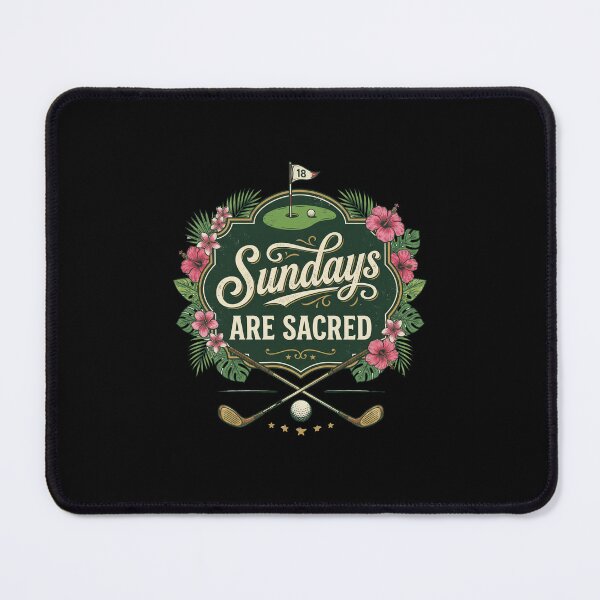 Item preview, Sundays Are Sacred Golfer Golf Player Weekend Hobby designed and sold by SofenArt.