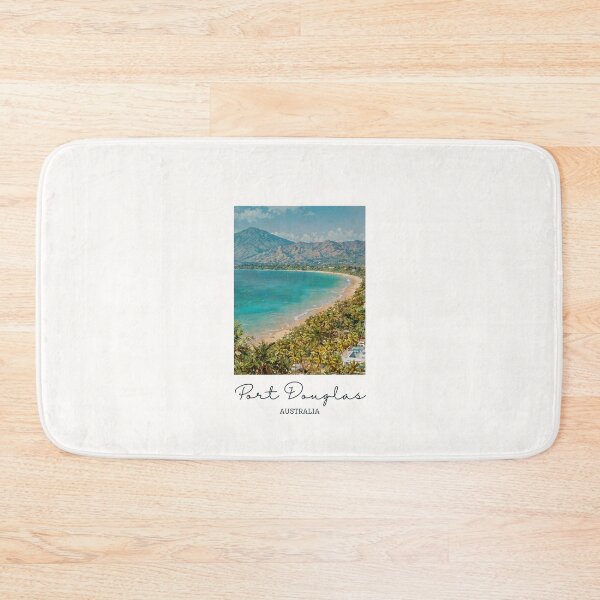 Item preview, Port Douglas Beach View - Vintage Souvenir designed and sold by twentytwo ART souvenir designs.