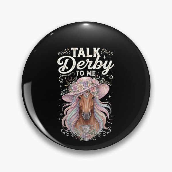 Item preview, Talk Derby To Me Kentucky Derby Horse Racing Fan Equestrian designed and sold by SofenArt.