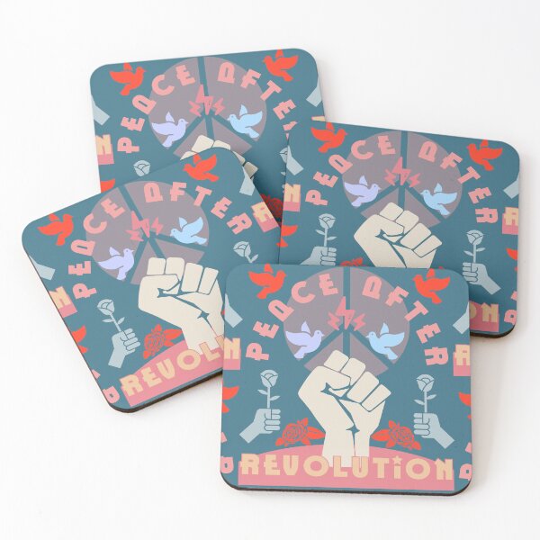 Item preview, Peace After Revolution Pastel Version Original Protest Art designed and sold by thelivingrp.