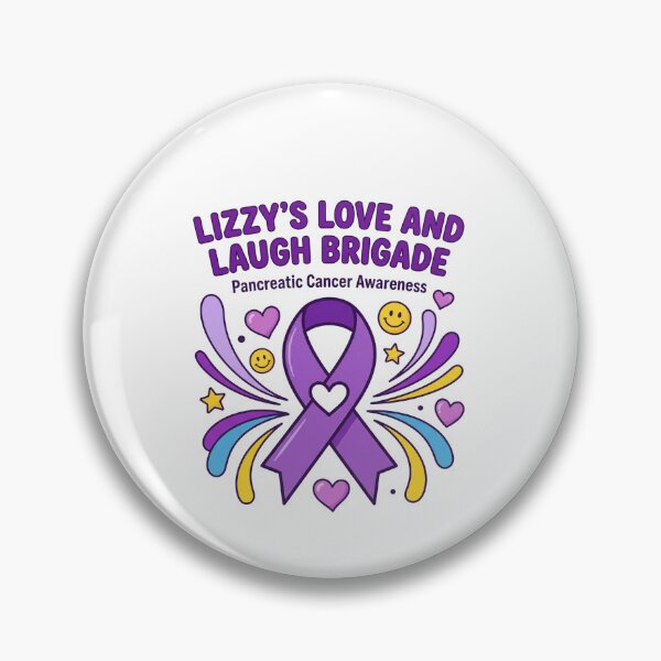 Item preview, Lizzy's Love And Laugh Brigade Pancreatic Cancer Awareness Fighter Survivor Support designed and sold by SofenArt.