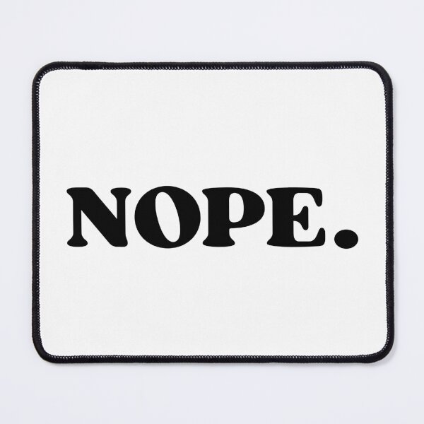 Item preview, One Word - NOPE designed and sold by My Menagerie.