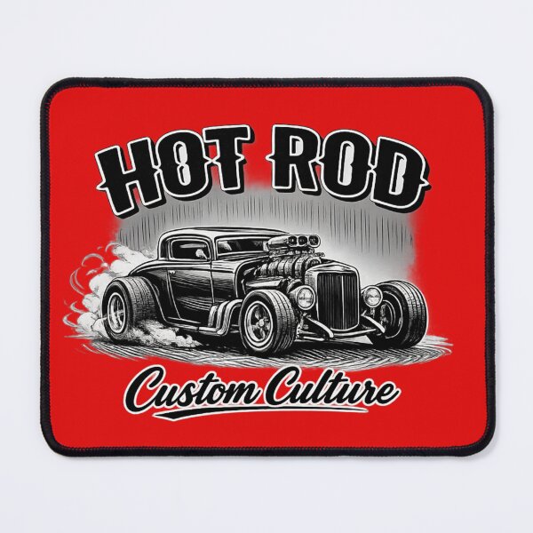 Item preview, Hot Rod Custom Culture Vintage Badge designed and sold by Retro Arabica.