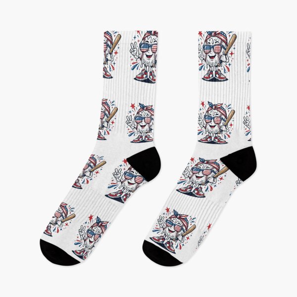 Item preview, Patriotic Baseball Peace Sign American Summer designed and sold by SofenArt.