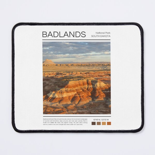Item preview, Badlands National Park - South Dakota designed and sold by StudioRedKoala.