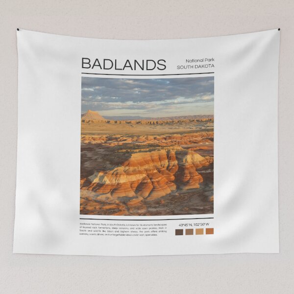 Item preview, Badlands National Park - South Dakota designed and sold by StudioRedKoala.