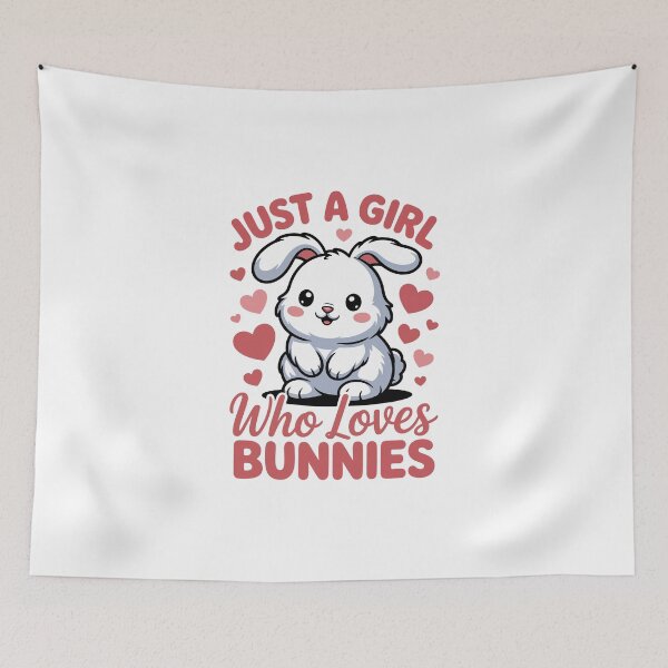 Item preview, Just a Girl Who Loves Bunnies designed and sold by jkrphoto.
