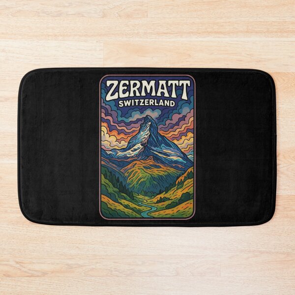 Item preview, Zermatt Switzerland Trippy Art designed and sold by TomFrontierArt.