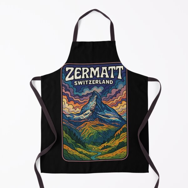 Item preview, Arte psicodélico en Zermatt, Suiza designed and sold by TomFrontierArt.