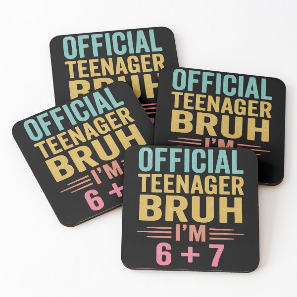 Item preview, Official Teenager Bruh I'm 6 + 7 Thirteenth Birthday Youth designed and sold by SofenArt.