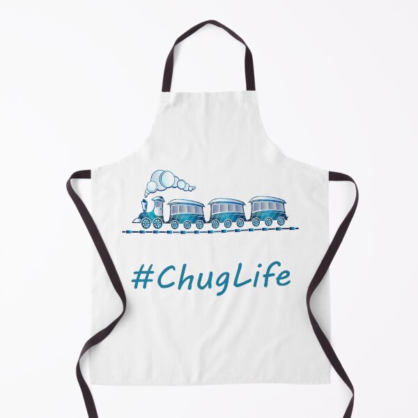 Item preview, #ChugLife Blue Train | Funny Pun designed and sold by Lainey1978.