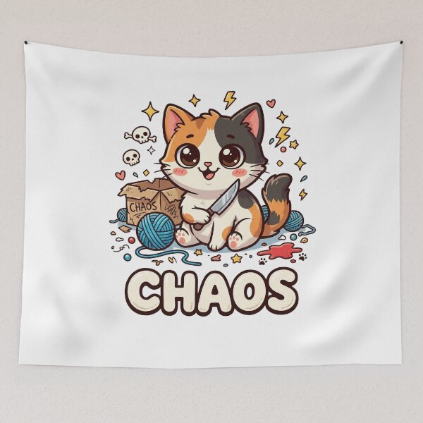 Item preview, Chaos Mischievous Cat Feline Owner designed and sold by SofenArt.