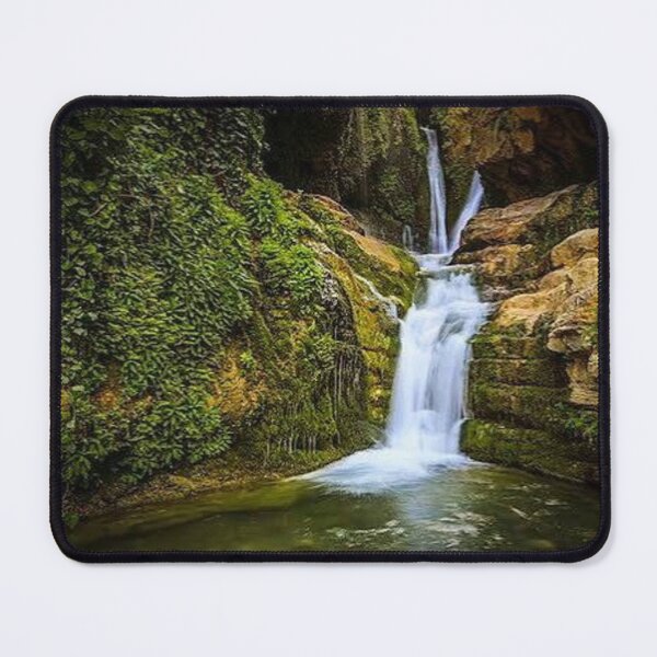 Item preview, Wild Nature: Falling Water and Mossy Rocks designed and sold by GUINewAlex.