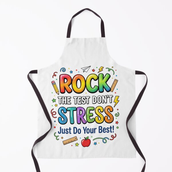 Item preview, Rock The Test Don't Stress Just Do Your Best! Student Teacher Education Exam Motivation designed and sold by SofenArt.