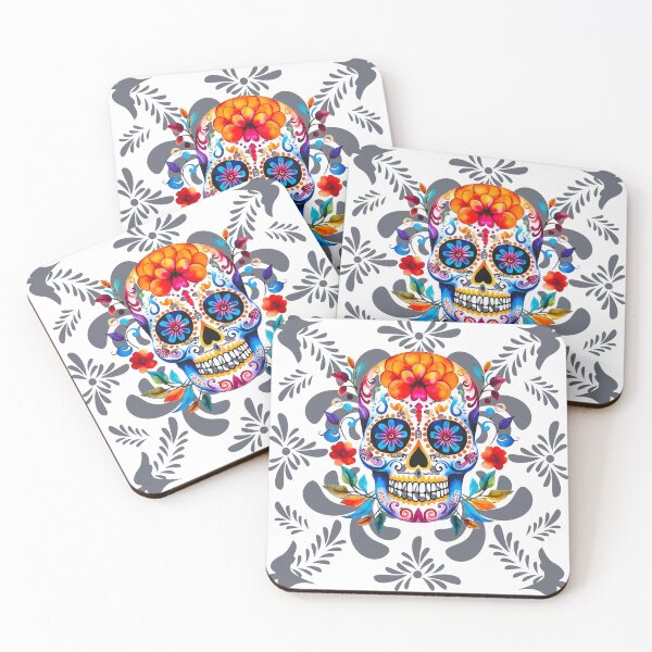Item preview, Anti-ICE Spanish Sugar Skull Print "Yo No Cruzo La Frontera" designed and sold by thelivingrp.
