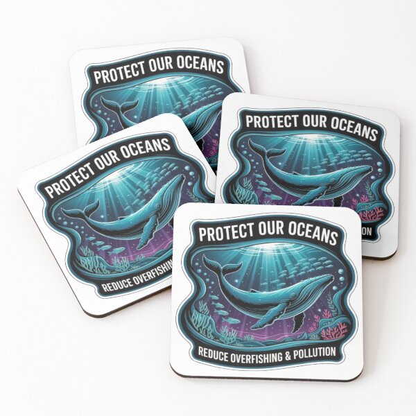 Item preview, Protect Our Oceans Whale T-Shirt – Marine Conservation Design for Ocean Lovers & Eco Friendly Gift Buyers designed and sold by GemBob Creations.